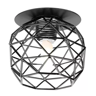 Stropní zápustné osvětlení NOME - 1xG9, 40W, 9cm, kulaté, černé