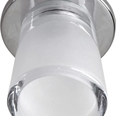 Kulaté podhledové svítidlo OLAER - 1xG4, 20W, chromované / čiré