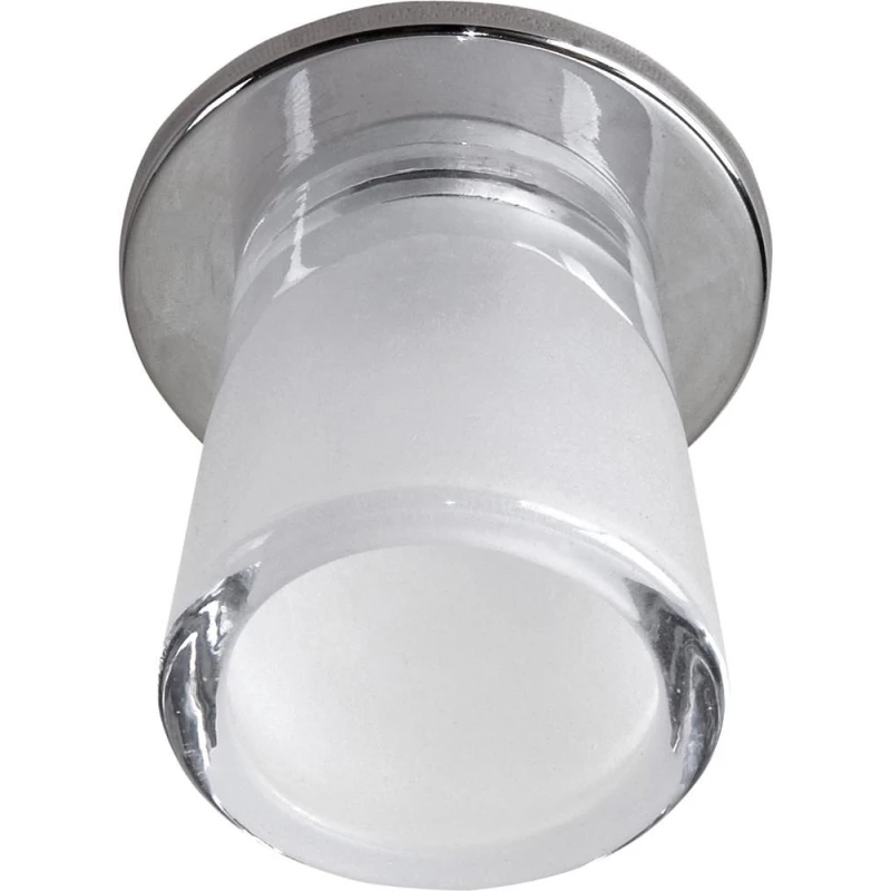 Kulaté podhledové svítidlo OLAER - 1xG4, 20W, chromované / čiré