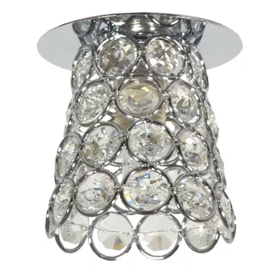 Designové podhledové stropní osvětlení PALMER - 1xG9, 40W, chromované / čiré