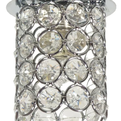 Designové vestavné stropní osvětlení PALMER - 1xG9, 40W, chromované / čiré