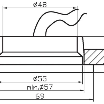 Vestavné stropní osvětlení RAISO 2 - 1xG4, 20W, 6,9x6,9cm, čtvercové, zlaté