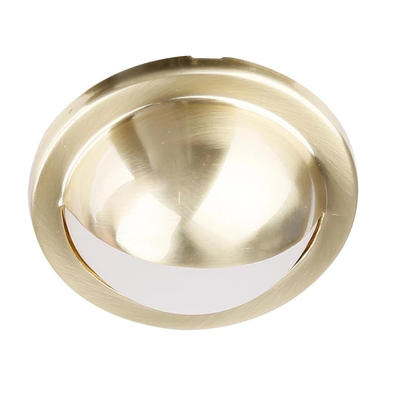 Vestavné stropní osvětlení RAISO 1 - 1xG4, 20W, 6,8cm, kulaté, zlaté