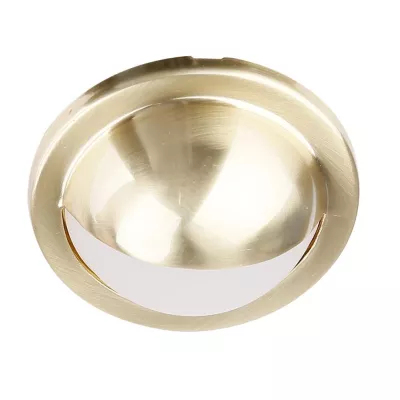 Vestavné stropní osvětlení RAISO 1 - 1xG4, 20W, 6,8cm, kulaté, zlaté