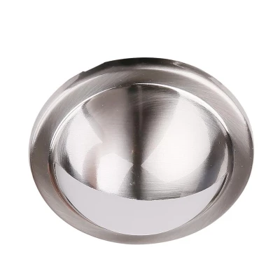 Vestavné stropní osvětlení RAISO 1 - 1xG4, 20W, 6,8cm, kulaté, stříbrné