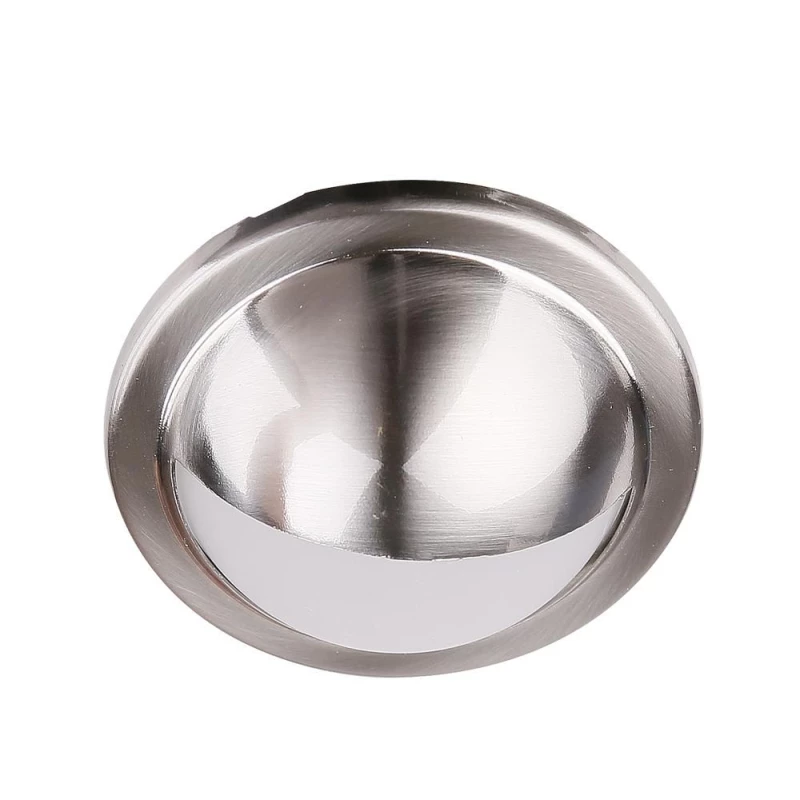 Vestavné stropní osvětlení RAISO 1 - 1xG4, 20W, 6,8cm, kulaté, stříbrné