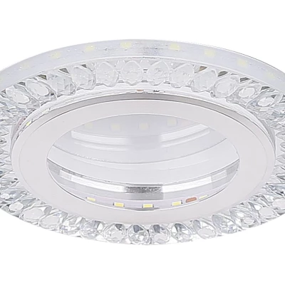 LED stropní vestavné svítidlo REMOTO 2 - 2x5W, 6500K (studená bílá), stříbrné