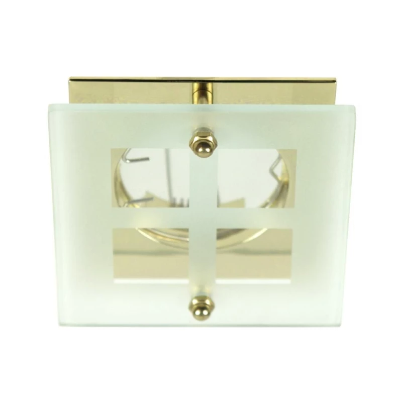 Zápustné stropní svítidlo SPARKLE 4 - 1xGU5,3, MR16, 50W, hranaté, zlaté