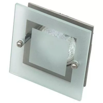 Vestavné stropní svítidlo SPARKLE 3 - 1xGU5,3, MR16, 50W, hranaté, stříbrné