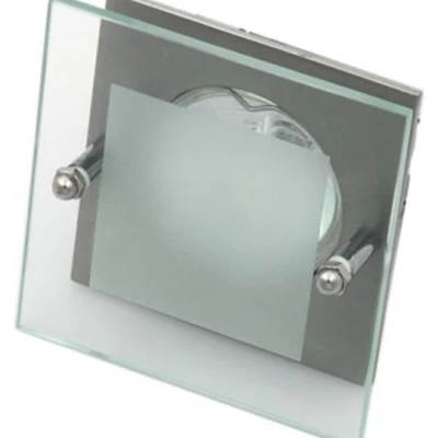 Stropní zápustné svítidlo SPARKLE 2 - 1xGU5,3, MR16, 50W, hranaté, stříbrné