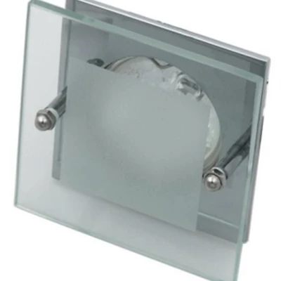 Stropní zápustné svítidlo SPARKLE 2 - 1xGU5,3, MR16, 50W, hranaté, chromované