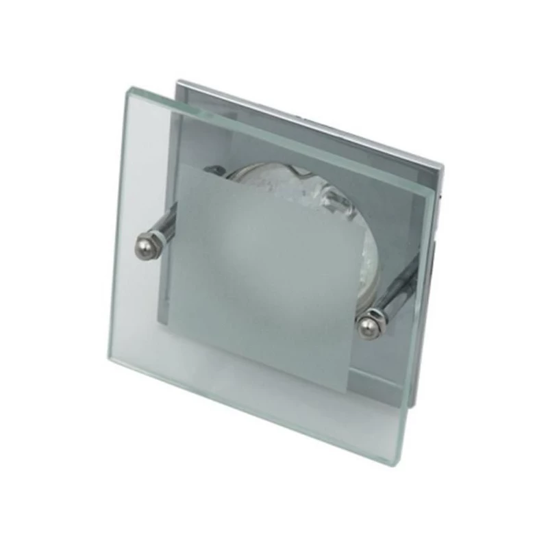 Stropní zápustné svítidlo SPARKLE 2 - 1xGU5,3, MR16, 50W, hranaté, chromované