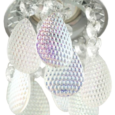 Stropní vestavné osvětlení TELLER - 1xGU5,3, MR16, 50W, chromované / čiré