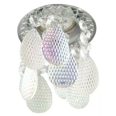 Stropní vestavné osvětlení TELLER - 1xGU5,3, MR16, 50W, chromované / čiré