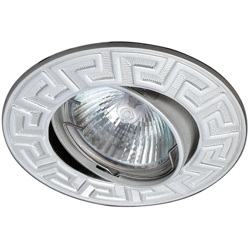 Podhledové stropní bodové osvětlení TIMEDA - 1xGU5,3, MR16, 50W, 9,3cm, kulaté, stříbrné