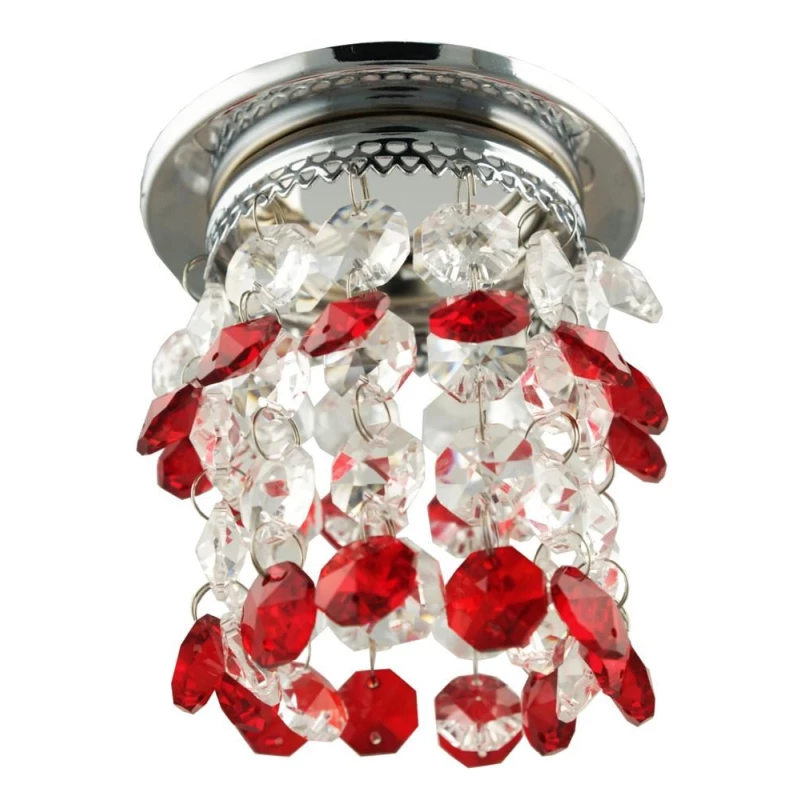 Stropní podhledové osvětlení TOGIAK - 1xGU5,3, MR16, 50W, chromované / červené