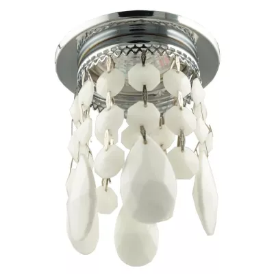 Stropní vestavné světlo TRAPER - 1xGU5,3, MR16, 50W, chromované / bílé