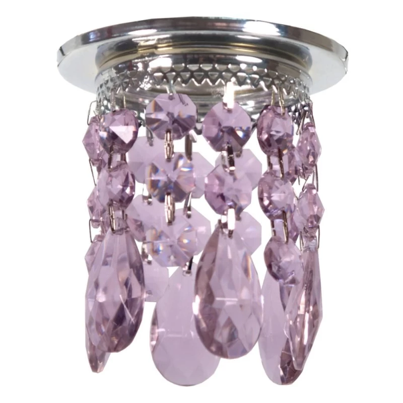 Stropní vestavné světlo TRAPER - 1xGU5,3, MR16, 50W, chromované / fialové