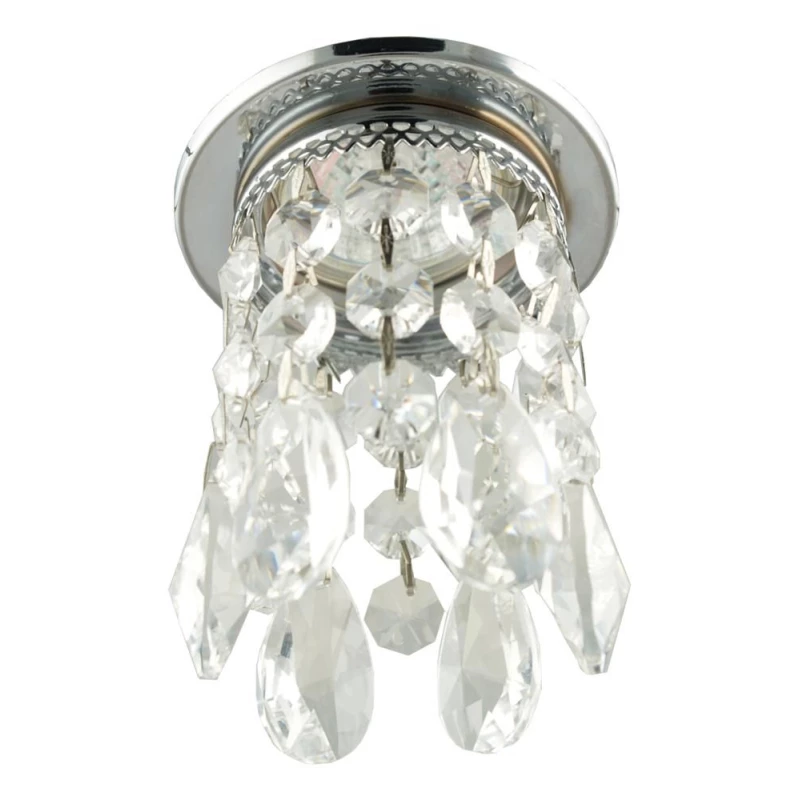 Stropní vestavné světlo TRAPER - 1xGU5,3, MR16, 50W, chromované / čiré