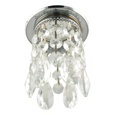 Stropní vestavné světlo TRAPER - 1xGU5,3, MR16, 50W, chromované / čiré