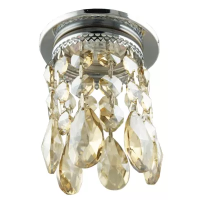 Stropní vestavné světlo TRAPER - 1xGU5,3, MR16, 50W, chromované / zlaté