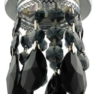 Stropní vestavné světlo TRAPER - 1xGU5,3, MR16, 50W, chromované / černé