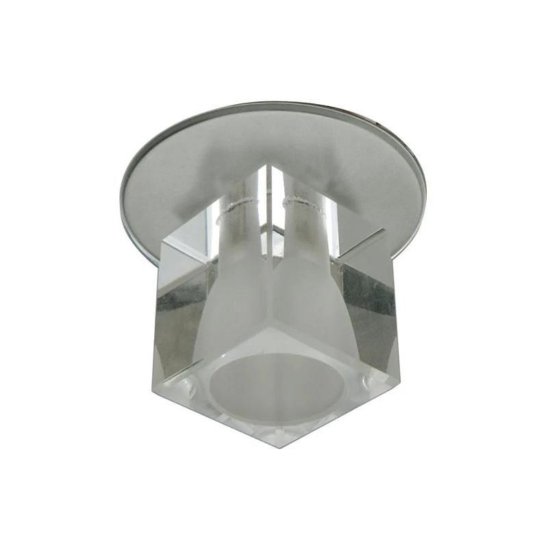 Stropní podhledové osvětlení WASSILA - 1xG4, 20W, hranaté, stříbrné