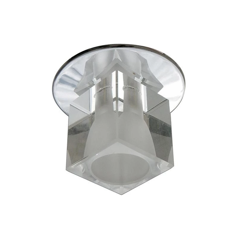 Stropní podhledové osvětlení WASSILA - 1xG4, 20W, hranaté, chromované