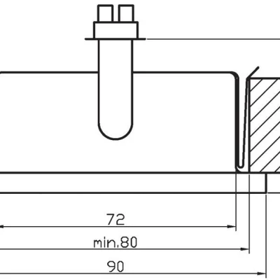 Schodišťové zápustné svítidlo ZORDA 6 - 1xG4, 20W, 9x9cm, čtvercové, bílé