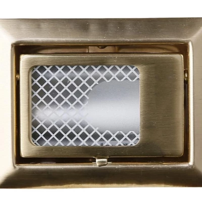 Schodišťové vestavné svítidlo ZORDA 5 - 1xG4, 20W, 8x6cm, hranaté, zlaté