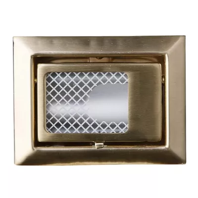 Schodišťové vestavné svítidlo ZORDA 5 - 1xG4, 20W, 8x6cm, hranaté, zlaté