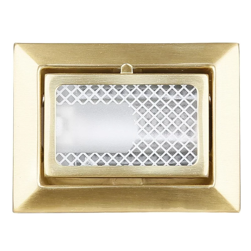 Schodišťové vestavné svítidlo ZORDA 4 - 1xG4, 20W, 8x6cm, hranaté, zlaté