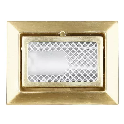 Schodišťové vestavné svítidlo ZORDA 4 - 1xG4, 20W, 8x6cm, hranaté, zlaté