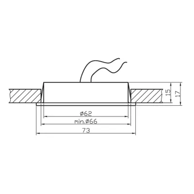 Schodišťové vestavné svítidlo ZORDA 2 - 1xG4, 20W, 7,3x7,3cm, čtvercové, chromované