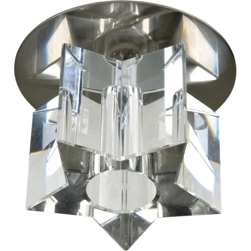 Stropní zápustné svítidlo ZUCKI - 1xG4, 20W, chromované / čiré