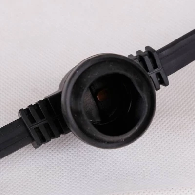 Venkovní světelná girlanda SOUTA - 40×E27, 10m, rozestup 0,25m