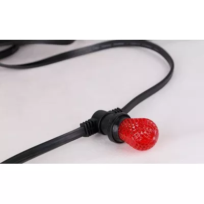 Venkovní světelná girlanda SOUTA - 40×E27, 10m, rozestup 0,25m