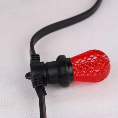 Venkovní světelná girlanda SOUTA - 25×E27, 25m, rozestup 1m