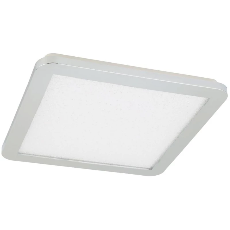 Stmívatelný LED panel do koupelny NEXIT - 18W, 3000K (teplá bílá), 30x30cm, chromovaný