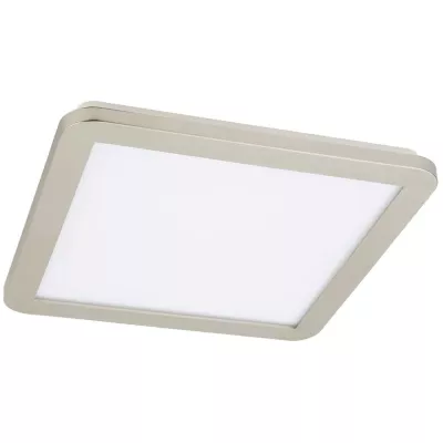 Stmívatelný LED panel do koupelny NEXIT - 24W, 3000K (teplá bílá), 40x40cm, stříbrný