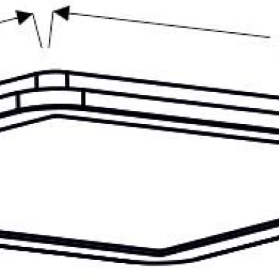 Stmívatelný LED panel do koupelny NEXIT - 24W, 3000K (teplá bílá), 40x40cm, stříbrný