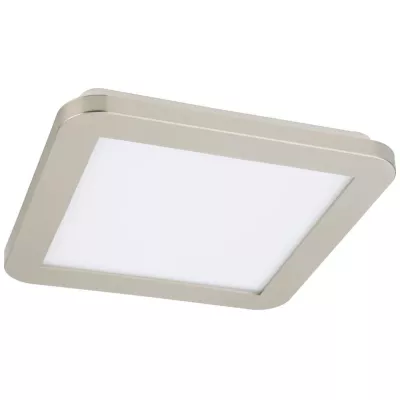 Stmívatelný LED panel do koupelny NEXIT - 12W, 3000K (teplá bílá), 23x23cm, stříbrný