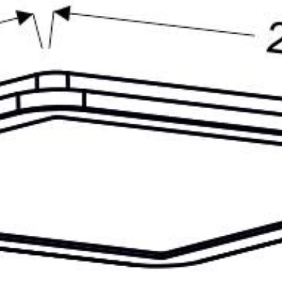 Stmívatelný LED panel do koupelny NEXIT - 12W, 3000K (teplá bílá), 23x23cm, stříbrný