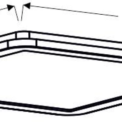 Stmívatelný LED panel do koupelny NEXIT - 10W, 3000K (teplá bílá), 17x17cm, chromovaný
