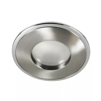 Stropní koupelnové zápustné světlo DERYL 6 - 1xGU5,3, MR16, 50W, 8,4cm, kulaté, chromované / stříbrné