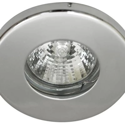 Koupelnové zápustné stropní svítidlo DERYL 5 - 1xGU5,3, MR16, 50W, 8,5cm, kulaté, chromované