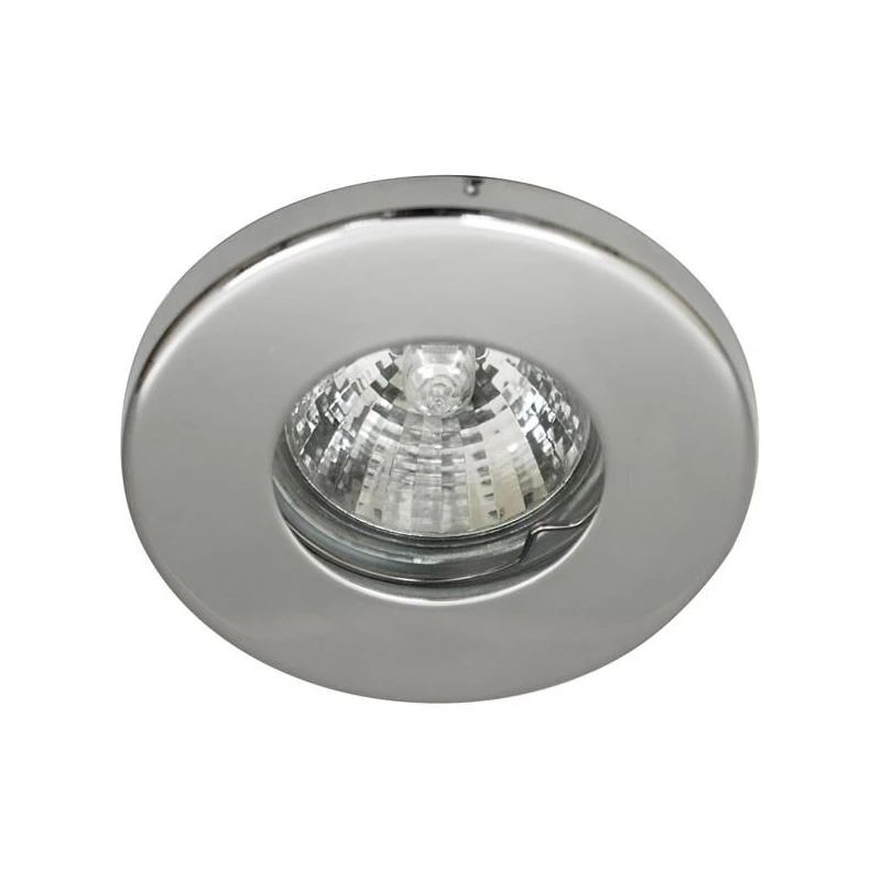 Koupelnové zápustné stropní svítidlo DERYL 5 - 1xGU5,3, MR16, 50W, 8,5cm, kulaté, chromované