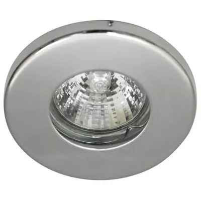 Koupelnové zápustné stropní svítidlo DERYL 5 - 1xGU5,3, MR16, 50W, 8,5cm, kulaté, chromované