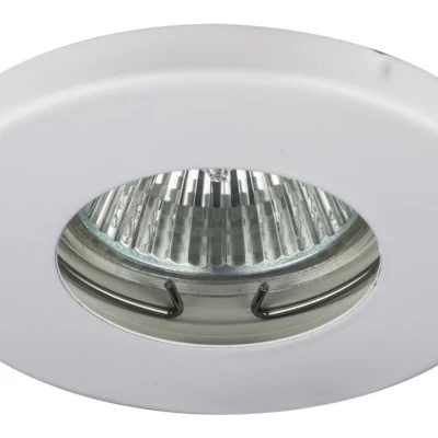 Koupelnové zápustné stropní svítidlo DERYL 5 - 1xGU5,3, MR16, 50W, 8,5cm, kulaté, bílé