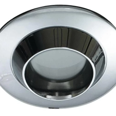 Kulaté stropní vestavné světlo do koupelny DERYL 1 - 1xGU5,3, MR16, 50W, 8,2cm, chromované